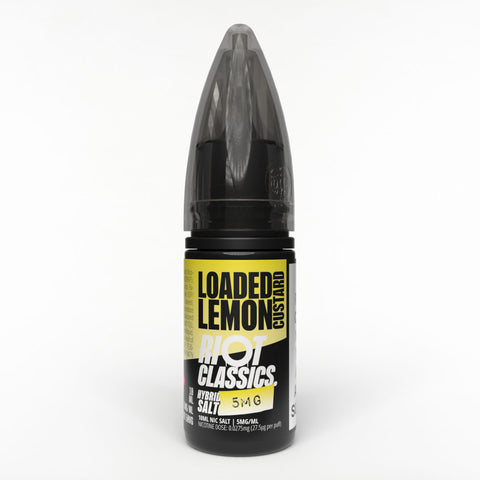Riot Salt Hybrid -  Loaded Lemon Custard Hybrid Nic
