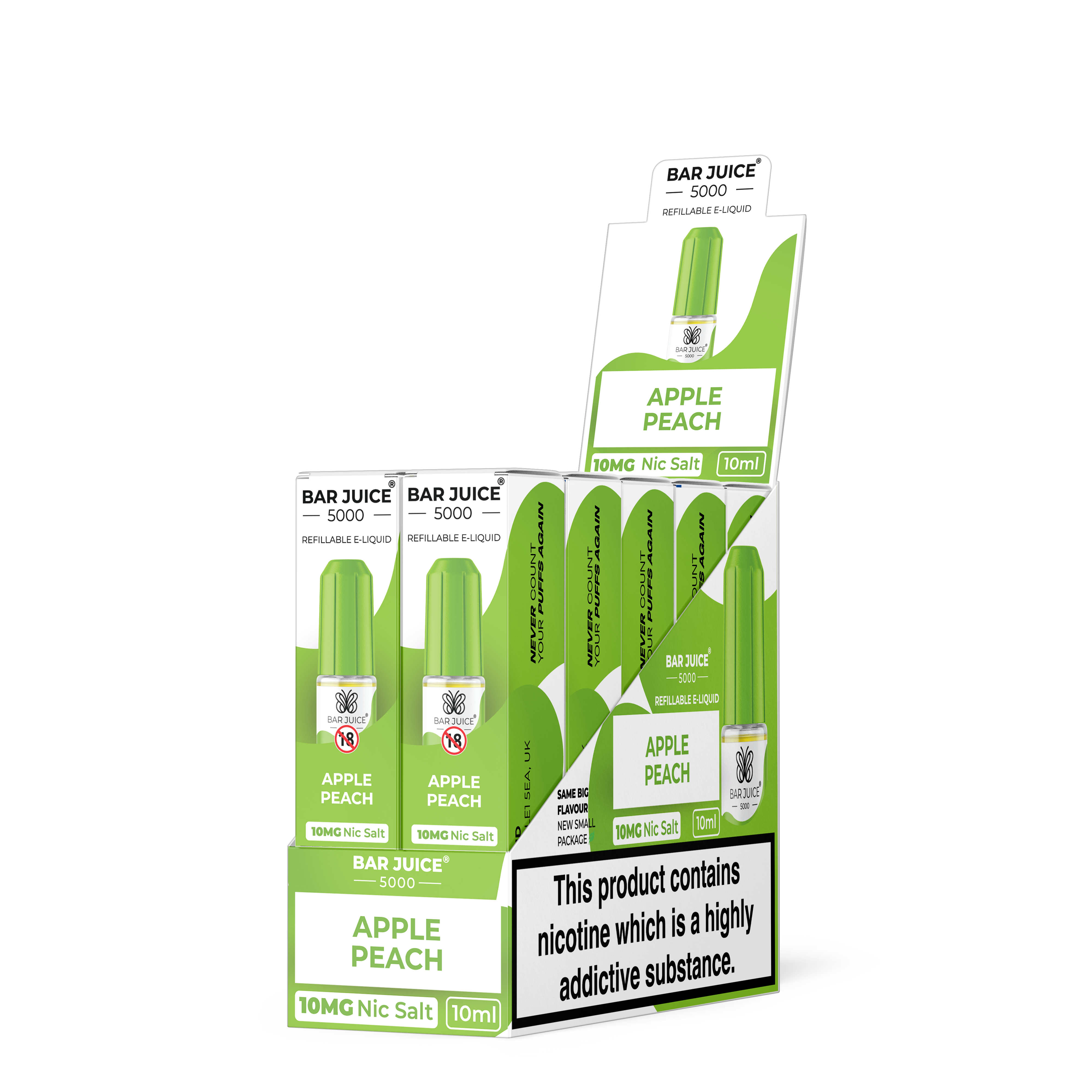 Bar Juice 5000 Apple Peach Nic Salt E-Liquid – 10ml