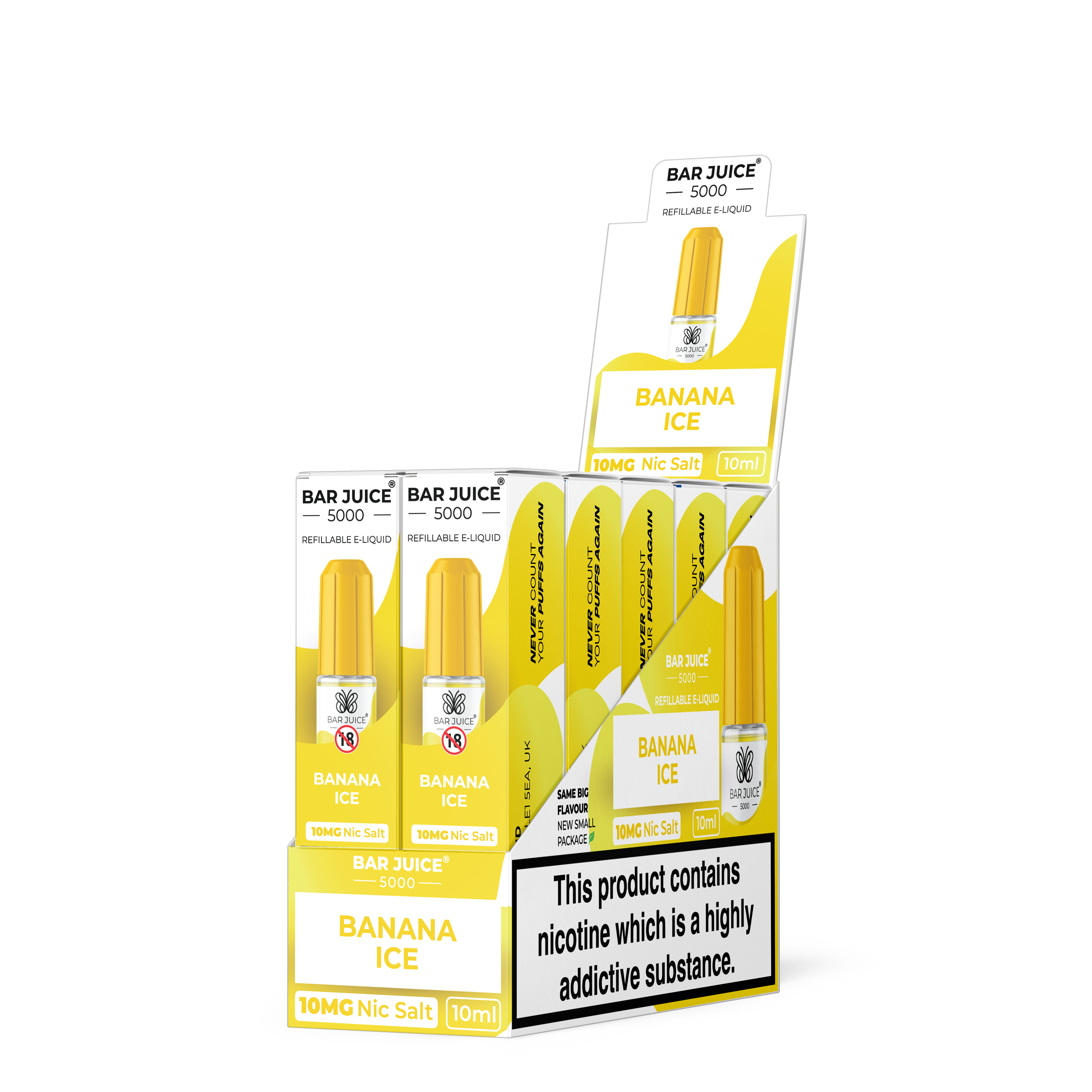 Bar Juice 5000 Banana Ice Nic Salt E-Liquid – 10ml