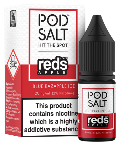 Pod Salt - Blue Razapple Ice Nic Salt