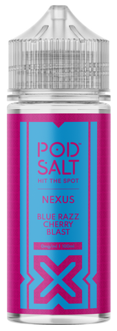 Pod Salt, Nexus - Blue Razz Cherry Blast 100ml Shortfill