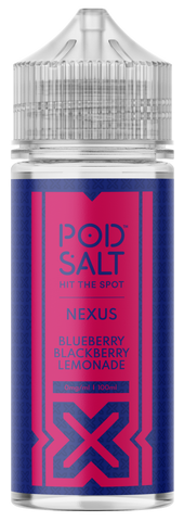 Pod Salt, Nexus - Blueberry Blackberry Lemonade 100ml Shortfill