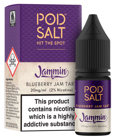 Pod Salt- Blueberry Jam Tart Nic Salt