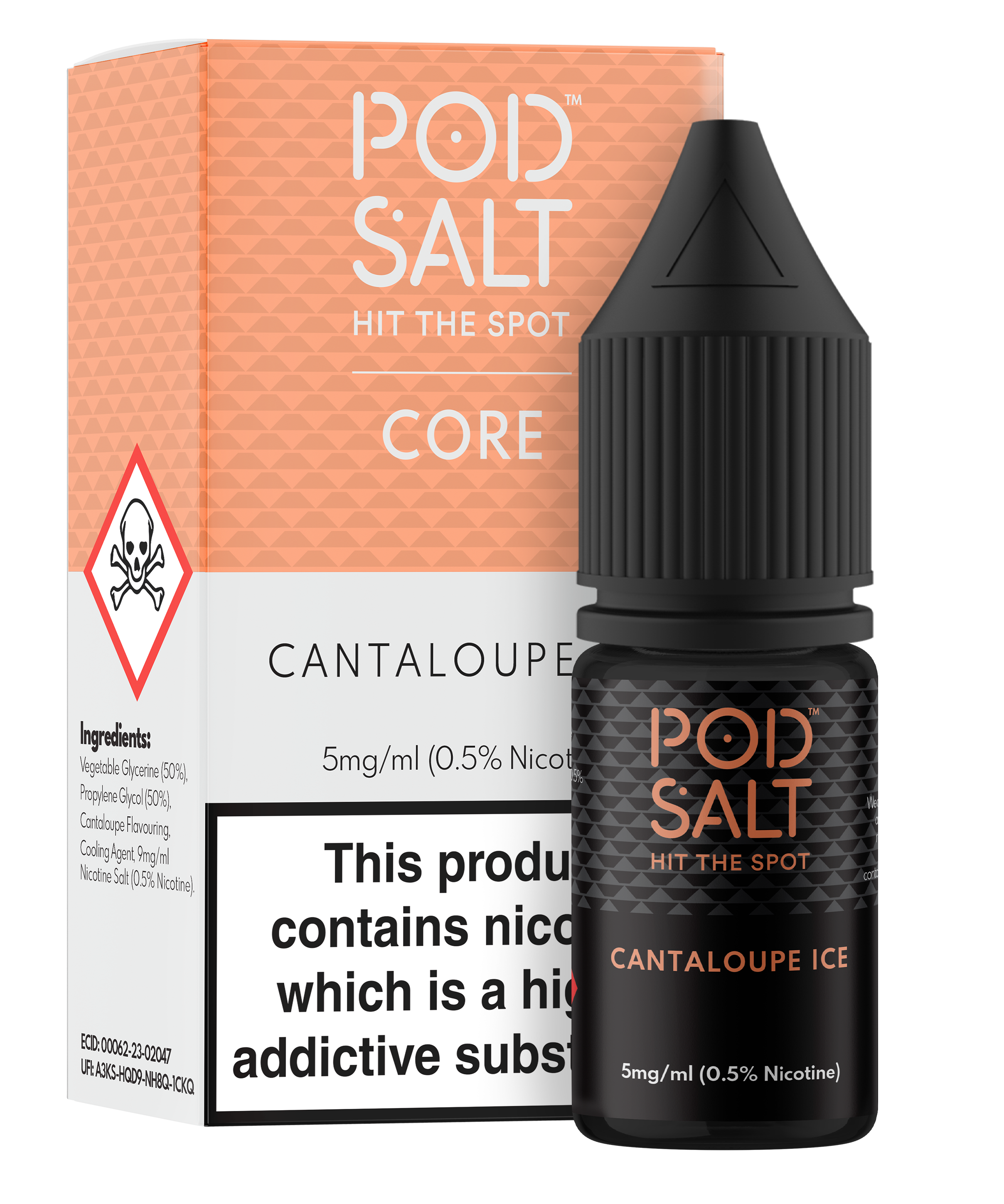 Pod Salt - Cantaloupe Ice (Nic Salt)