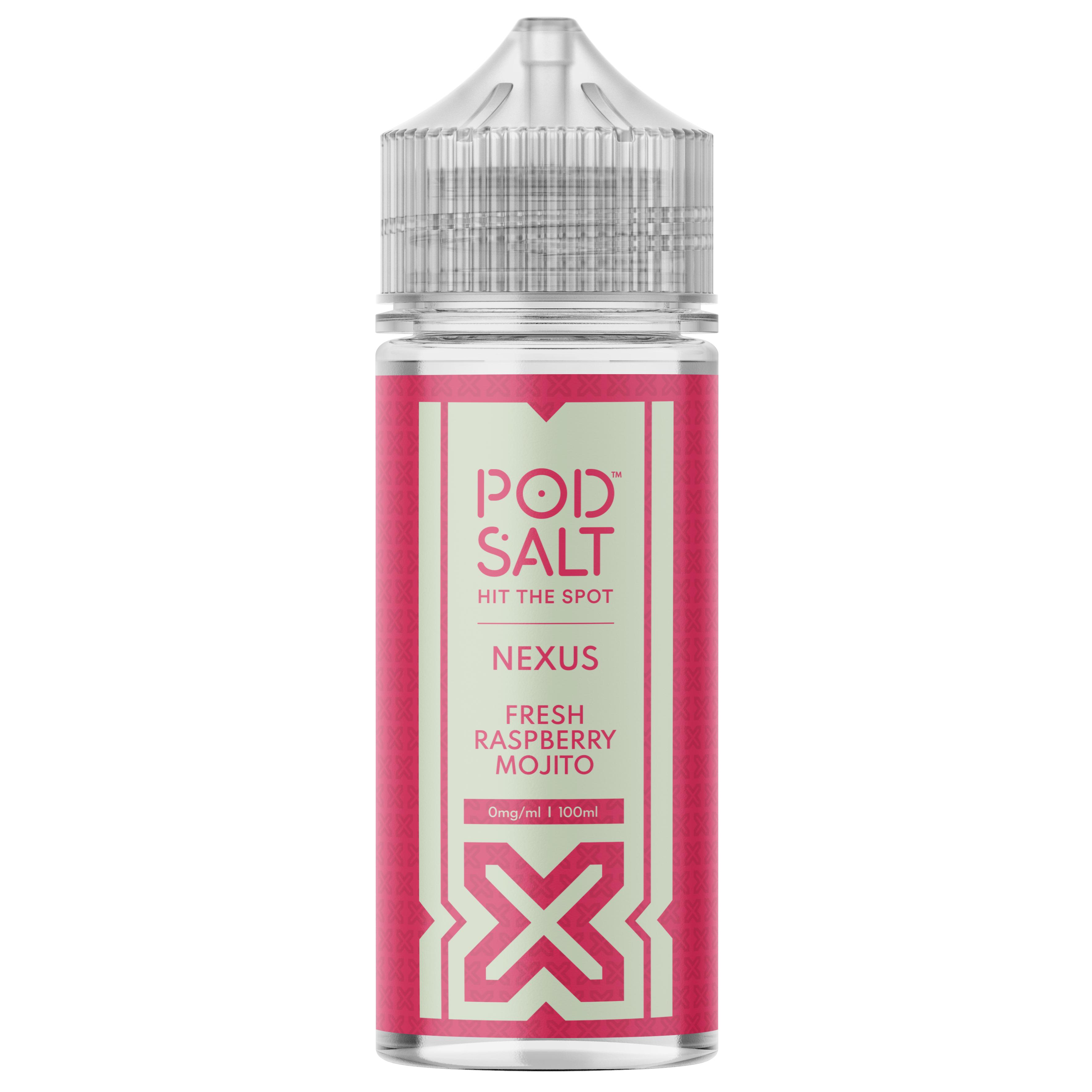 Pod Salt, Nexus - Fresh Raspberry Mojito (Shortfill)