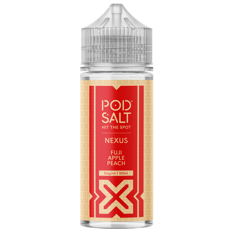 Pod Salt, Nexus - Fuji Apple Peach - 100ml Shortfill