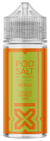 Pod Salt, Nexus - Orange Mango Lime 100ml Shortfill