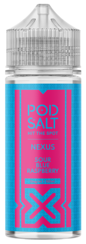 Pod Salt, Nexus - Sour Blue Raspberry 100ml Shortfill