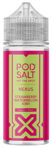 Pod Salt, Nexus - Strawberry Watermelon Kiwi 100ml Shortfill