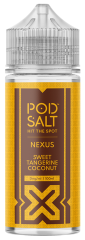 Pod Salt, Nexus - Sweet Tangerine Coconut 100ml Shortfill