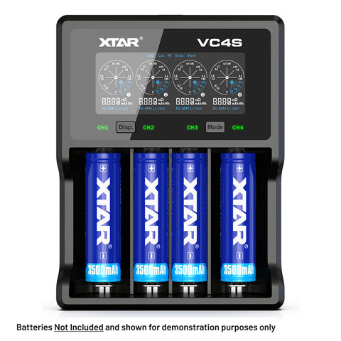 Xtar VC4SL USB Battery Charger for Li-Ion and USB Wall Adaptor