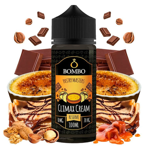 Bombo, Pastry Masters -  Climax Cream 100ml Shortfill