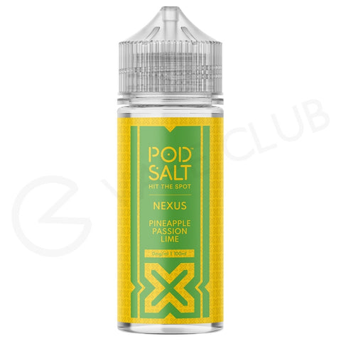Pod Salt, Nexus - Pineapple Passion Lime 100ml Shortfill