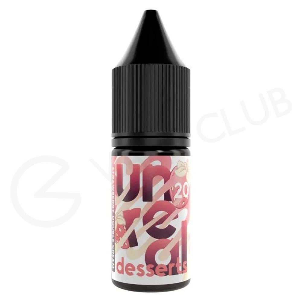 Unreal Desserts - Strawberry Double Cream (Nic Salt)