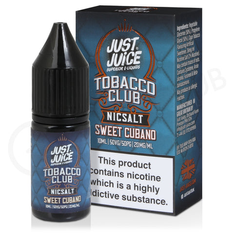Just Juice - Sweet Cubano Tobacco Nic Salt